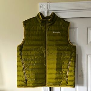 Columbia Olive Green Puffer Vest